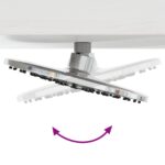 vidaXL Externá sprcha 226 cm Biela – Obrázok 8