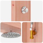 vidaXL Externá sprcha 226 cm Prírodná – Obrázok 7