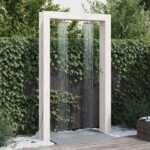 vidaXL Externá sprcha 226 cm Biela
