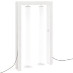 vidaXL Externá sprcha 226 cm Biela – Obrázok 3