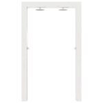 vidaXL Externá sprcha 226 cm Biela – Obrázok 4
