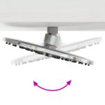 vidaXL Externá sprcha 226 cm Biela – Obrázok 8