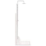 vidaXL Externá sprcha 225 cm Biela – Obrázok 5