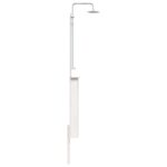 vidaXL Externá sprcha 246 cm Biela – Obrázok 5