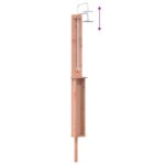 vidaXL Externá sprcha 246 cm Prírodná – Obrázok 9