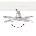 vidaXL Externá sprcha 210 cm Biela – Obrázok 9