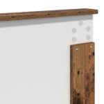 vidaXL Zadné čelo Staré drevo 138 x 7 x 100 cm Konštruované drevo – Obrázok 8
