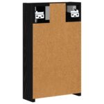 vidaXL Kúpeľňová zrkadlová skrinka Čierny dub 30 x 10,5 x 50 cm – Obrázok 8