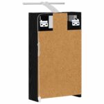 vidaXL Kúpeľňová zrkadlová skrinka Čierny dub 30 x 10,5 x 50 cm – Obrázok 9