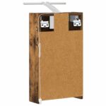 vidaXL Kúpeľňová zrkadlová skrinka Dymová dub 30 x 10,5 x 50 cm – Obrázok 9