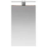 vidaXL Kúpeľňová zrkadlová skrinka Staré drevo 30 x 10,5 x 50 cm – Obrázok 6