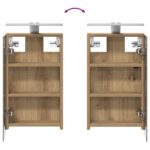 vidaXL Kúpeľňová zrkadlová skrinka Remeselnícky dub 30 x 10,5 x 50 cm – Obrázok 12