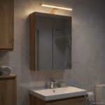 vidaXL Kúpeľňová zrkadlová skrinka Remeselnícky dub 30 x 10,5 x 50 cm – Obrázok 4