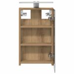 vidaXL Kúpeľňová zrkadlová skrinka Remeselnícky dub 30 x 10,5 x 50 cm – Obrázok 7