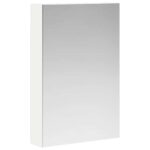 vidaXL Kúpeľňová zrkadlová skrinka Nástenný Biela 40 x 10,5 x 60,5 cm – Obrázok 2