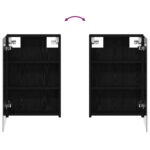 vidaXL Kúpeľňová zrkadlová skrinka Čierny dub 40 x 10,5 x 60,5 cm – Obrázok 10