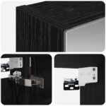 vidaXL Kúpeľňová zrkadlová skrinka Čierny dub 40 x 10,5 x 60,5 cm – Obrázok 9