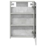vidaXL Kúpeľňová zrkadlová skrinka Betónová šedá 40 x 10,5 x 60,5 cm – Obrázok 6
