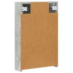 vidaXL Kúpeľňová zrkadlová skrinka Betónová šedá 40 x 10,5 x 60,5 cm – Obrázok 8