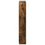 vidaXL Kúpeľňová zrkadlová skrinka Dymová dub 40 x 10,5 x 60,5 cm – Obrázok 7