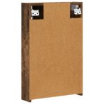 vidaXL Kúpeľňová zrkadlová skrinka Dymová dub 40 x 10,5 x 60,5 cm – Obrázok 8