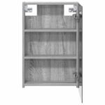 vidaXL Kúpeľňová zrkadlová skrinka Sivý Sonoma 40 x 10,5 x 60,5 cm – Obrázok 6