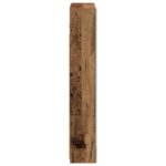 vidaXL Kúpeľňová zrkadlová skrinka Staré drevo 40 x 10,5 x 60,5 cm – Obrázok 7