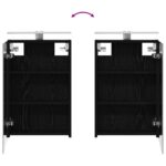 vidaXL Kúpeľňová zrkadlová skrinka Čierny dub 40 x 10,5 x 60,5 cm – Obrázok 12