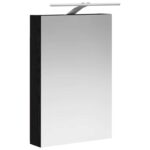 vidaXL Kúpeľňová zrkadlová skrinka Čierny dub 40 x 10,5 x 60,5 cm – Obrázok 5