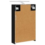 vidaXL Kúpeľňová zrkadlová skrinka Čierny dub 40 x 10,5 x 60,5 cm – Obrázok 9