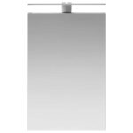 vidaXL Kúpeľňová zrkadlová skrinka Betónová šedá 40 x 10,5 x 60,5 cm – Obrázok 6