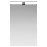 vidaXL Kúpeľňová zrkadlová skrinka Dymová dub 40 x 10,5 x 60,5 cm – Obrázok 6