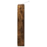 vidaXL Kúpeľňová zrkadlová skrinka Dymová dub 40 x 10,5 x 60,5 cm – Obrázok 8