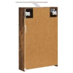 vidaXL Kúpeľňová zrkadlová skrinka Dymová dub 40 x 10,5 x 60,5 cm – Obrázok 9
