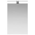 vidaXL Kúpeľňová zrkadlová skrinka Sivý Sonoma 40 x 10,5 x 60,5 cm – Obrázok 6