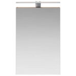 vidaXL Kúpeľňová zrkadlová skrinka Staré drevo 40 x 10,5 x 60,5 cm – Obrázok 6