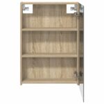 vidaXL Kúpeľňová zrkadlová skrinka Sonoma dub 50 x 14,5 x 70 cm – Obrázok 6