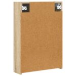 vidaXL Kúpeľňová zrkadlová skrinka Sonoma dub 50 x 14,5 x 70 cm – Obrázok 8
