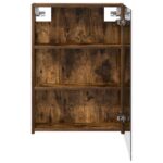 vidaXL Kúpeľňová zrkadlová skrinka Dymová dub 50 x 14,5 x 70 cm – Obrázok 6