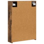 vidaXL Kúpeľňová zrkadlová skrinka Dymová dub 50 x 14,5 x 70 cm – Obrázok 8