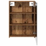 vidaXL Kúpeľňová zrkadlová skrinka Staré drevo 50 x 14,5 x 70 cm – Obrázok 6
