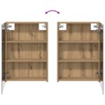 vidaXL Kúpeľňová zrkadlová skrinka Remeselnícky dub 50 x 14,5 x 70 cm – Obrázok 10