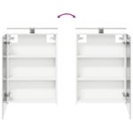 vidaXL Kúpeľňová zrkadlová skrinka s poličkou Biela 50 x 14,5 x 70 cm – Obrázok 12