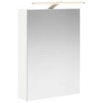 vidaXL Kúpeľňová zrkadlová skrinka s poličkou Biela 50 x 14,5 x 70 cm – Obrázok 2