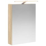 vidaXL Kúpeľňová zrkadlová skrinka Sonoma dub 50 x 14,5 x 70 cm – Obrázok 2