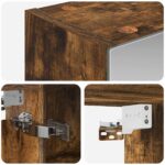 vidaXL Kúpeľňová zrkadlová skrinka Dymová dub 50 x 14,5 x 70 cm – Obrázok 10
