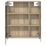 vidaXL Kúpeľňová zrkadlová skrinka Sonoma dub 60 x 14,5 x 70 cm – Obrázok 6