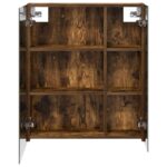 vidaXL Kúpeľňová zrkadlová skrinka Dymová dub 60 x 14,5 x 70 cm – Obrázok 6