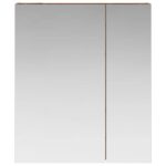 vidaXL Kúpeľňová zrkadlová skrinka Staré drevo 60 x 14,5 x 70 cm – Obrázok 5
