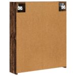 vidaXL Kúpeľňová zrkadlová skrinka Staré drevo 60 x 14,5 x 70 cm – Obrázok 8
